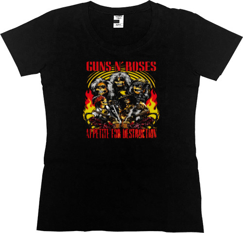 Women's Premium T-Shirt - Guns n Roses - Mfest