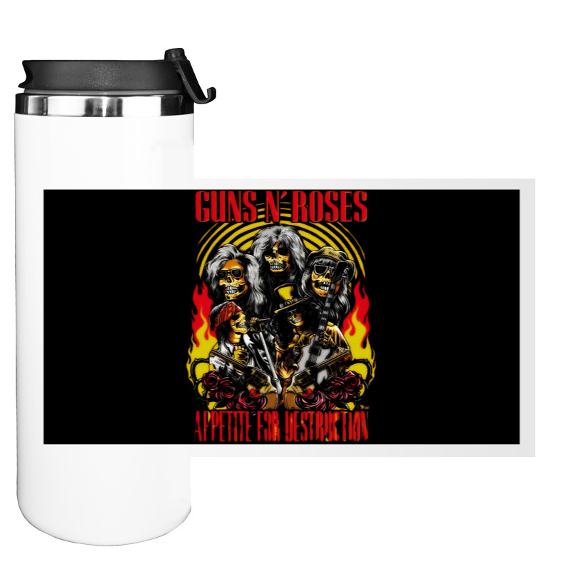 Water Bottle on Tumbler - Guns n Roses - Mfest