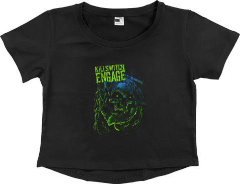 Women's Cropped Premium T-Shirt - Killswitch Engage 3 - Mfest