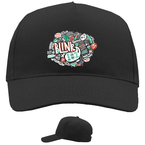 Baseball Caps - 5 panel - Blink-182 арт - Mfest