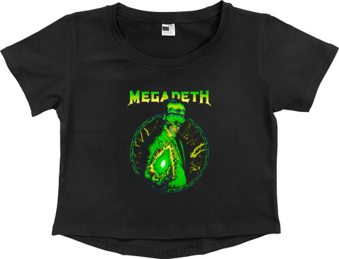 Women's Cropped Premium T-Shirt - Megadeth - Mfest