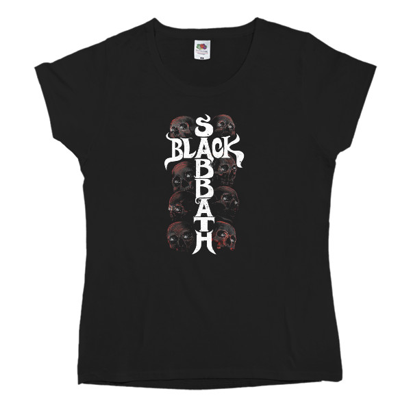 Women's T-shirt Fruit of the loom - Black Sabbath 4 - Mfest