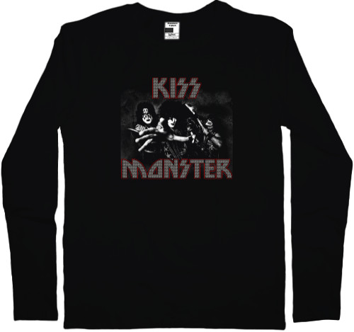 Kids' Longsleeve Shirt - Kiss monster - Mfest