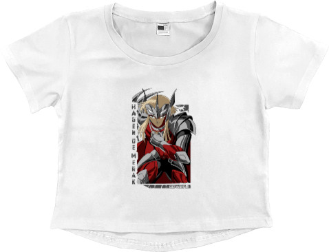 Women's Cropped Premium T-Shirt - Saint Seiya 2 - Mfest