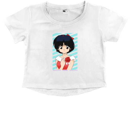 Kids' Premium Cropped T-Shirt - Akane Tendou - Mfest