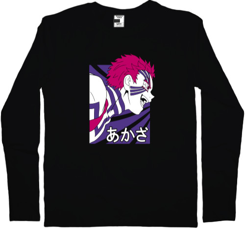 Kids' Longsleeve Shirt - Akaza Demon - Mfest