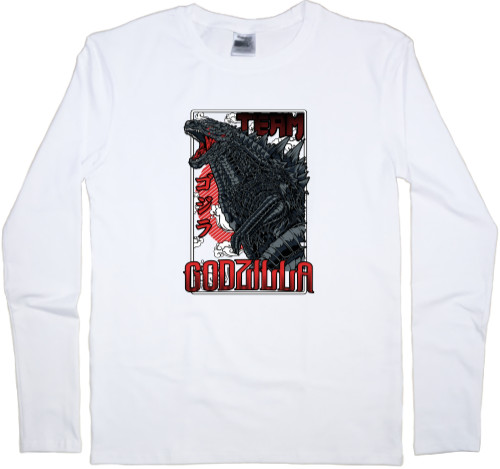 Kids' Longsleeve Shirt - Godzilla - Mfest