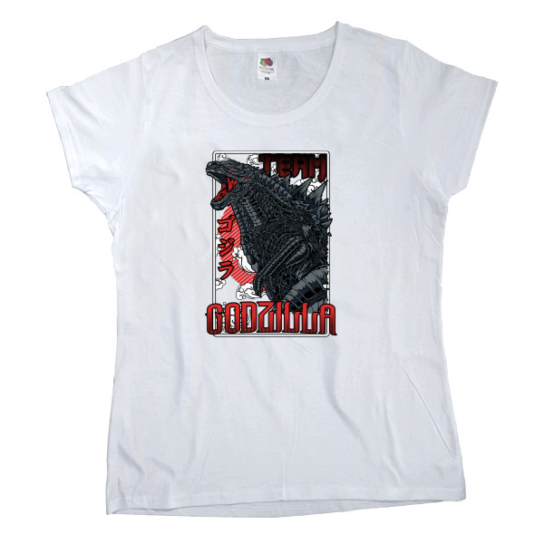 Women's T-shirt Fruit of the loom - Godzilla - Mfest