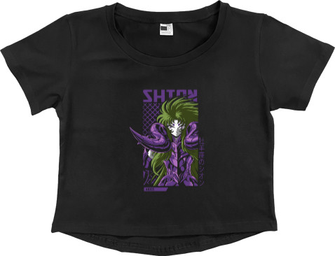 Women's Cropped Premium T-Shirt - Shion Aries - Mfest