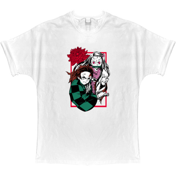 T-shirt Oversize - Kimetsu no Yaiba - Mfest