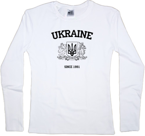 Women's Longsleeve Shirt - Україна вільна з 1991 - Mfest