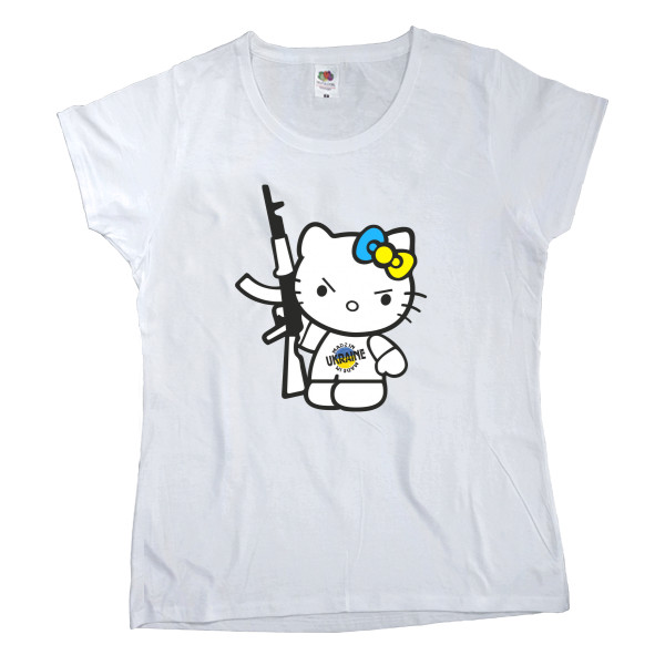 Women's T-shirt Fruit of the loom - Kitty  Ukraine - Mfest