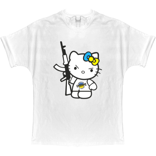 T-shirt Oversize - Kitty  Ukraine - Mfest