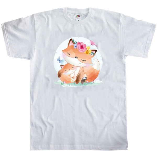 Kids' T-Shirt Fruit of the loom - Милі лисята - Mfest