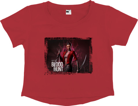 Women's Cropped Premium T-Shirt - Vampire: The Masquerade – Bloodhunt - Mfest