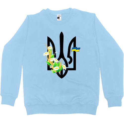 Women's Premium Sweatshirt - Квітковий герб України - Mfest