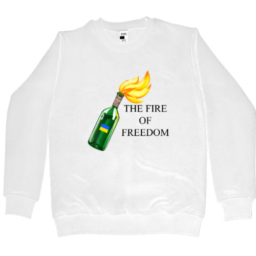 Men’s Premium Sweatshirt - THE FIRE  OF  FREEDOM - Mfest