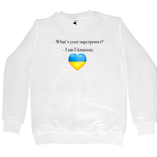 Women's Premium Sweatshirt - I am Ukrainian - Mfest