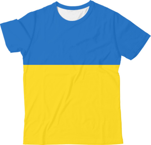 Kids' T-Shirt 3D - Прапор України - Mfest