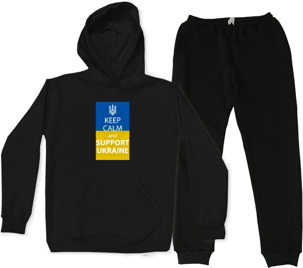 Sports suit for women - Keep calm and support Ukraine - Mfest