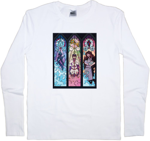 Men's Longsleeve Shirt - Blue Exorcist арт - Mfest