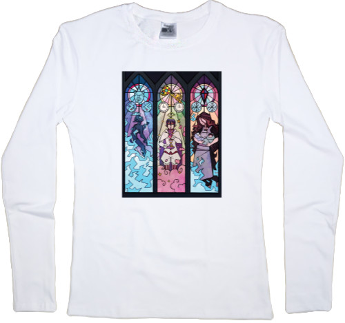 Women's Longsleeve Shirt - Blue Exorcist арт - Mfest