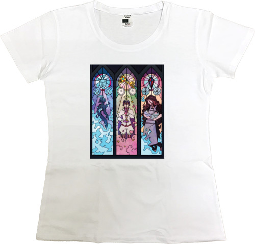 Women's Premium T-Shirt - Blue Exorcist арт - Mfest