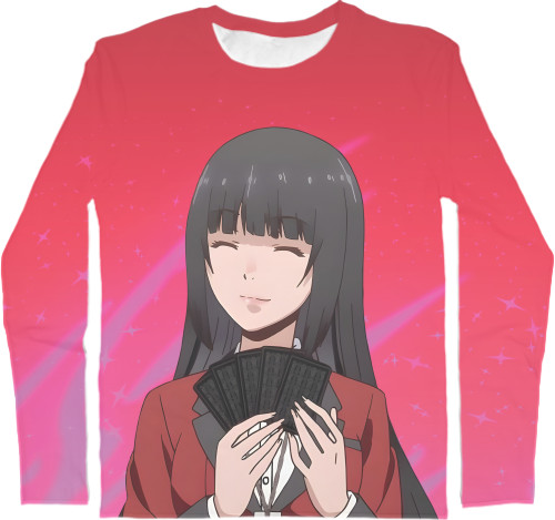 Men's Longsleeve Shirt 3D - Yumeko Jabami - Mfest