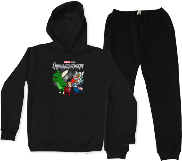 Sports suit for women - Сhihuahua avengers - Mfest