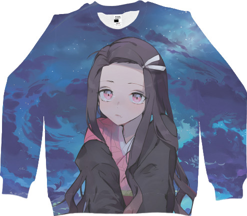 Kids' Sweatshirt 3D - Недзуко Камадо 2 - Mfest