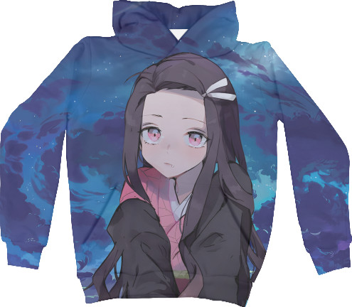 Unisex Hoodie 3D - Недзуко Камадо 2 - Mfest