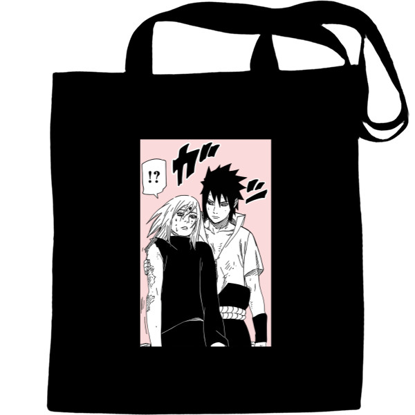 Tote Bag - Саске и Сакура арт - Mfest