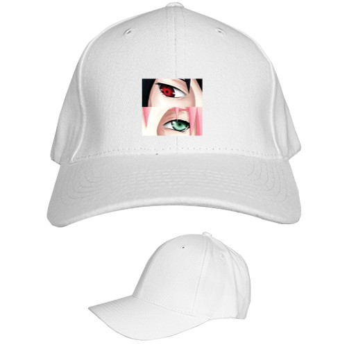 Kids' Baseball Cap 6-panel - Сакура и Саске - Mfest