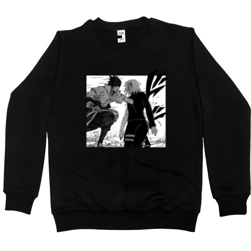 Men’s Premium Sweatshirt - Сакура Саске - Mfest