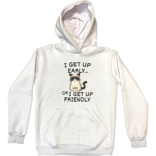 Kids' Premium Hoodie - I get up early - Mfest