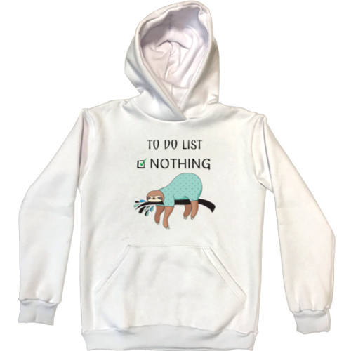 Unisex Hoodie - To do list nothing - Mfest