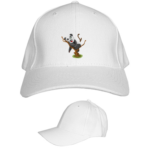 Kids' Baseball Cap 6-panel - Панда на дереве - Mfest