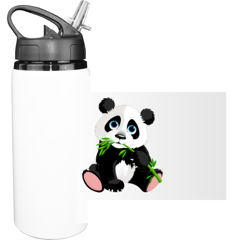 Sport Water Bottle - Панда с бамбуком - Mfest