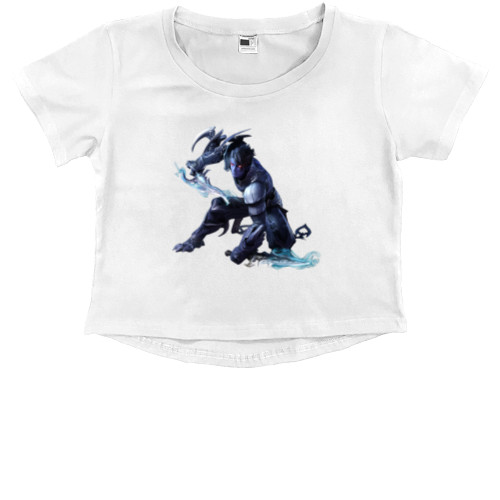 Kids' Premium Cropped T-Shirt - Path of Exile 2 - Mfest