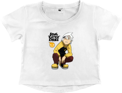 Women's Cropped Premium T-Shirt - Soul Eater Evans - Mfest