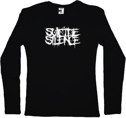 Футболка з Довгим Рукавом Жіноча - Suicide Silence Logo - Mfest