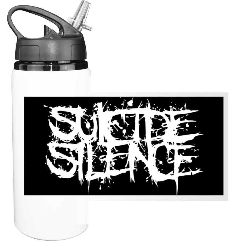 Бутылка для воды - Suicide Silence Logo - Mfest