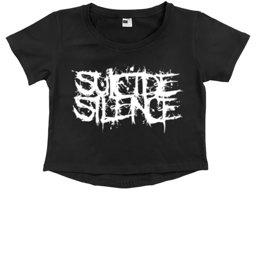 Kids' Premium Cropped T-Shirt - Suicide Silence Logo - Mfest