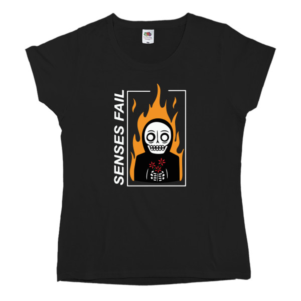 Women's T-shirt Fruit of the loom - Senses fail 5 - Mfest