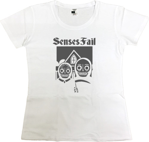 Women's Premium T-Shirt - Senses fail 3 - Mfest