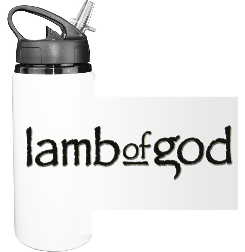 Sport Water Bottle - Lamb of God - Mfest