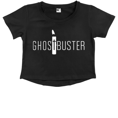 Kids' Premium Cropped T-Shirt - Ghost Booster - Mfest