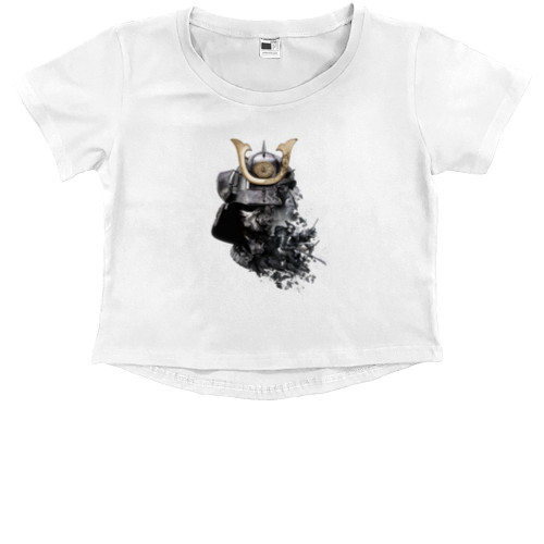 Kids' Premium Cropped T-Shirt - For Honor Samurai - Mfest