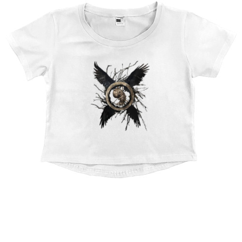 Kids' Premium Cropped T-Shirt - Resident evil. Village. Культ Матері Міранди - Mfest