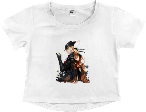 Women's Cropped Premium T-Shirt - Lady Maria 2 - Mfest